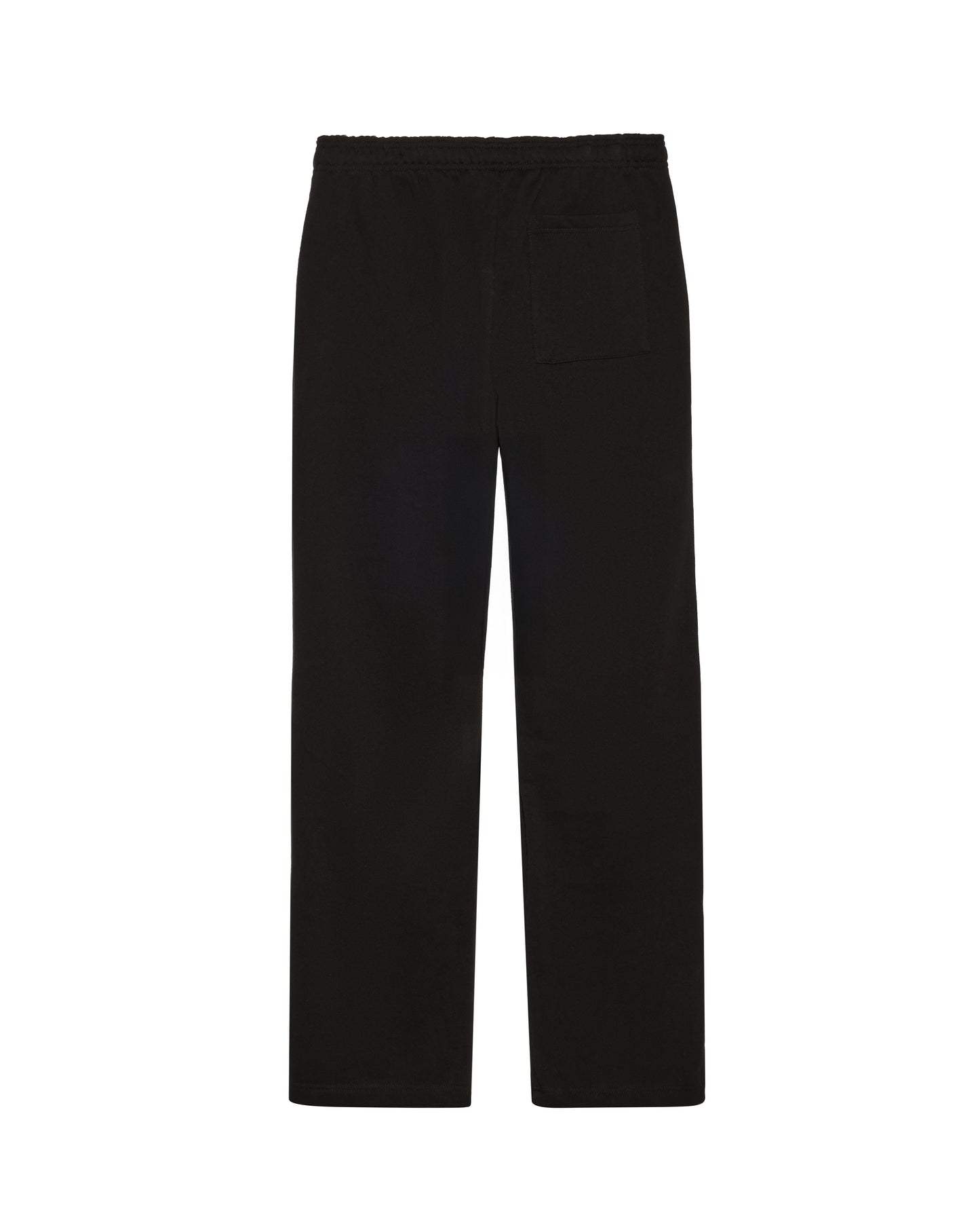 470 OPEN LEG SWEATPANTS - JET BLACK
