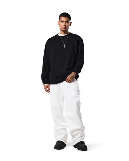 220 LONG SLEEVE TEE - JET BLACK