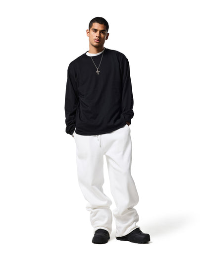 220 LONG SLEEVE TEE - JET BLACK