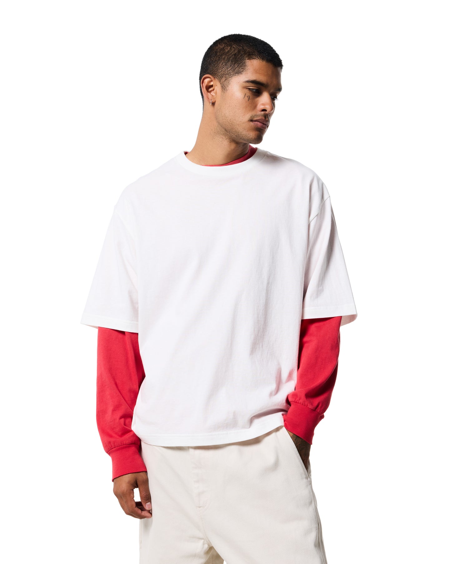 230GSM BOXY TEE - PFD (Prepared for Dye)