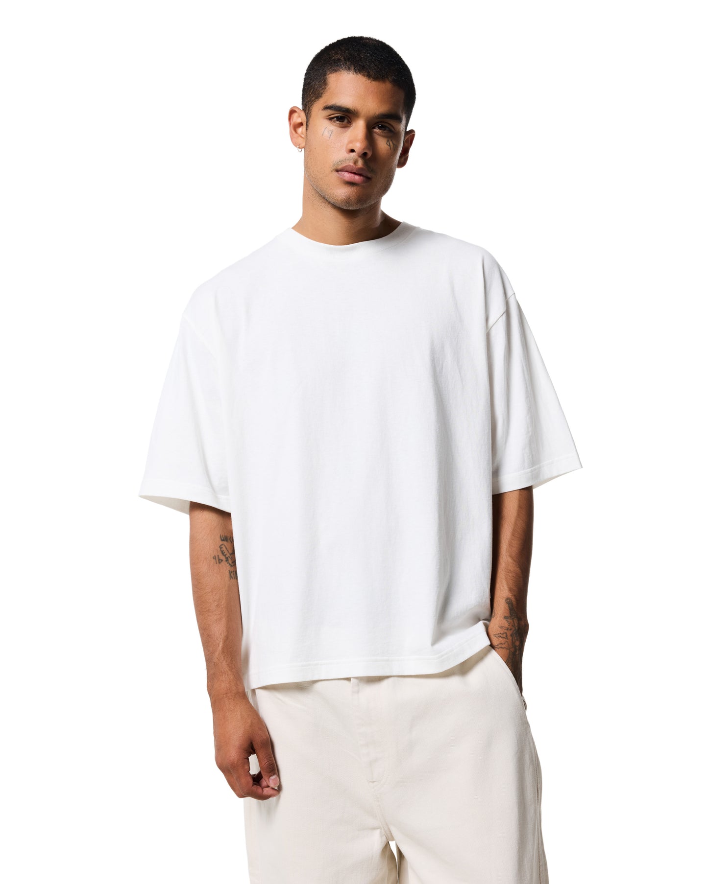 230GSM BOXY TEE - PFD (Prepared for Dye)