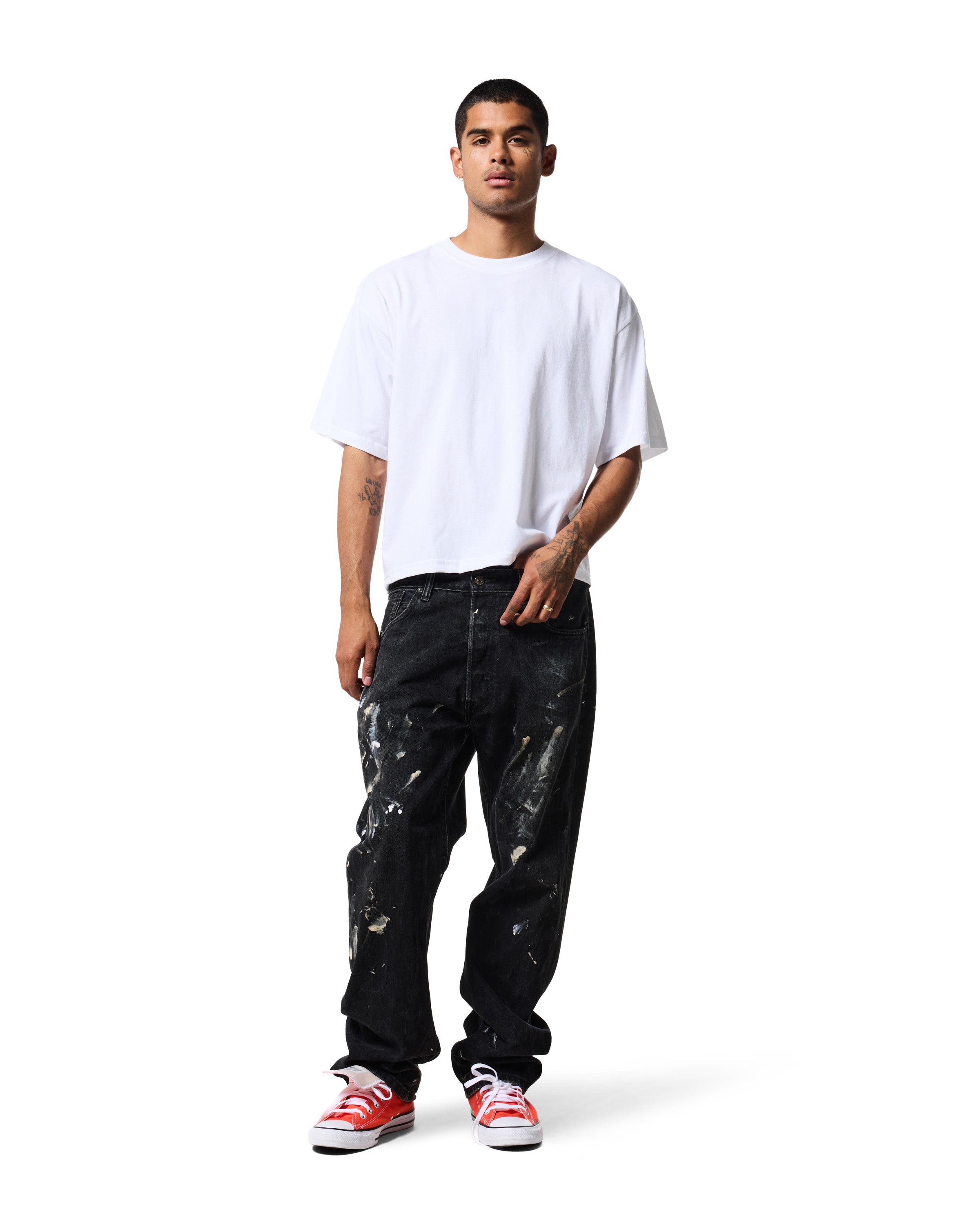 220 DROP TEE - WHITE