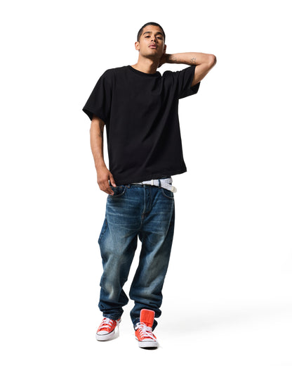 300 SUPER HEAVY TEE - JET BLACK