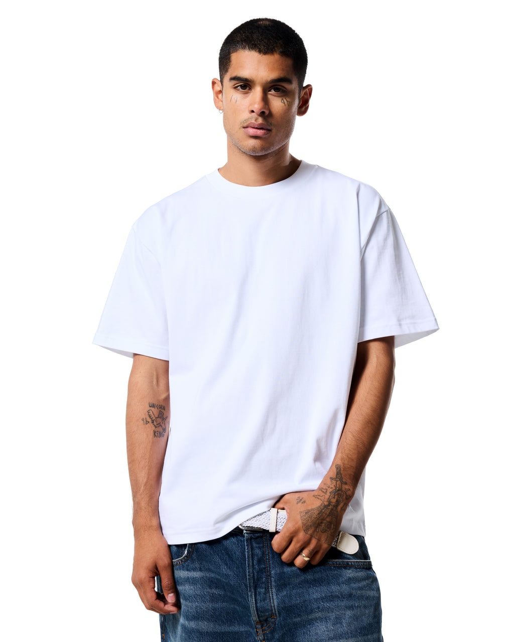 300 SUPER HEAVY TEE - OPTIC WHITE