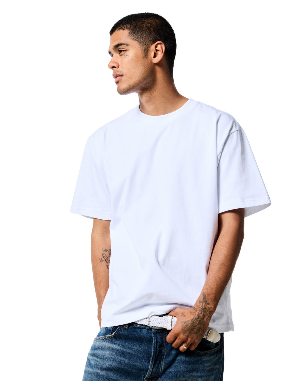300 SUPER HEAVY TEE - OPTIC WHITE