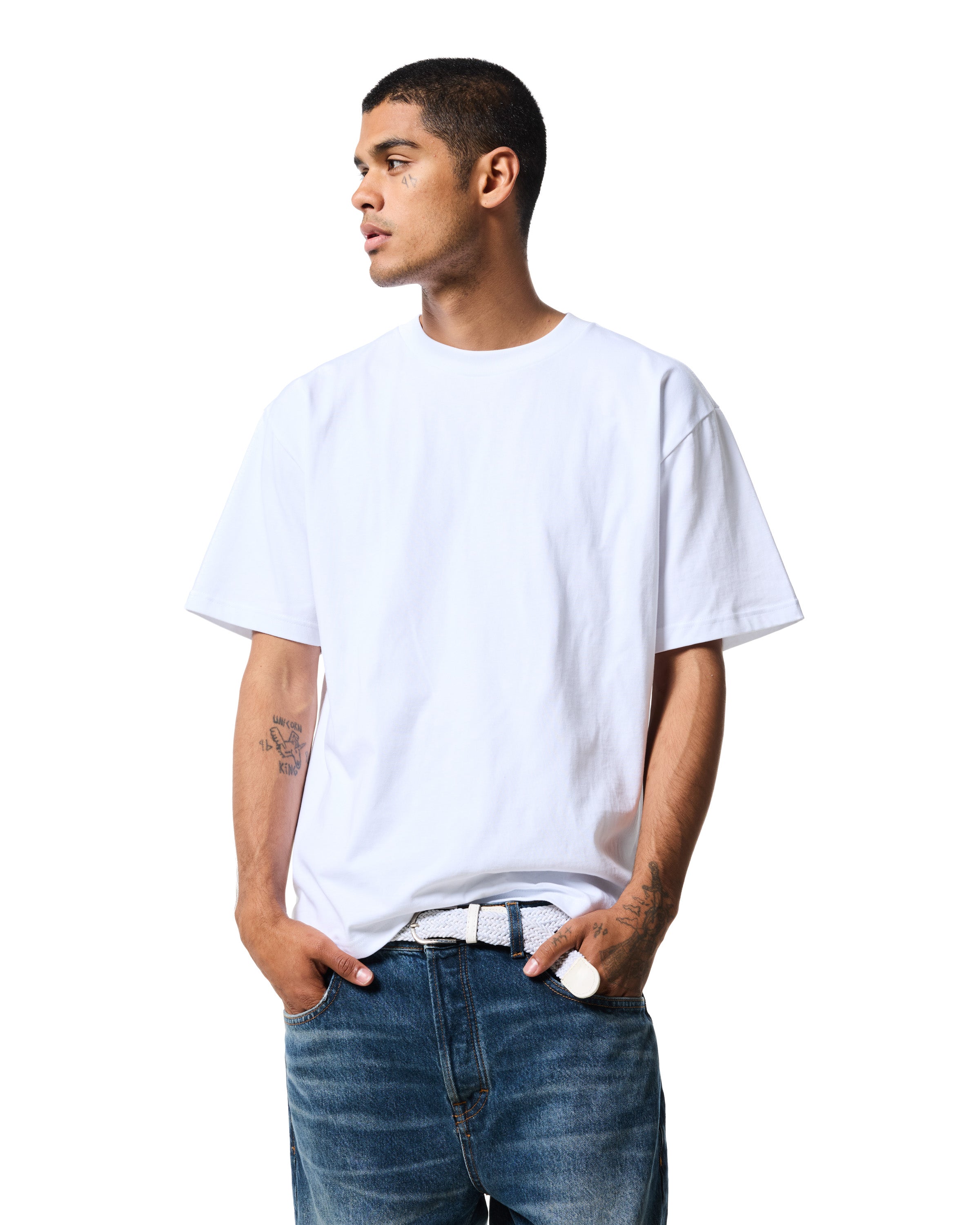 300 SUPER HEAVY TEE - OPTIC WHITE