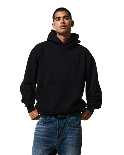 470GSM HEAVYWEIGHT HOODIE - JET BLACK