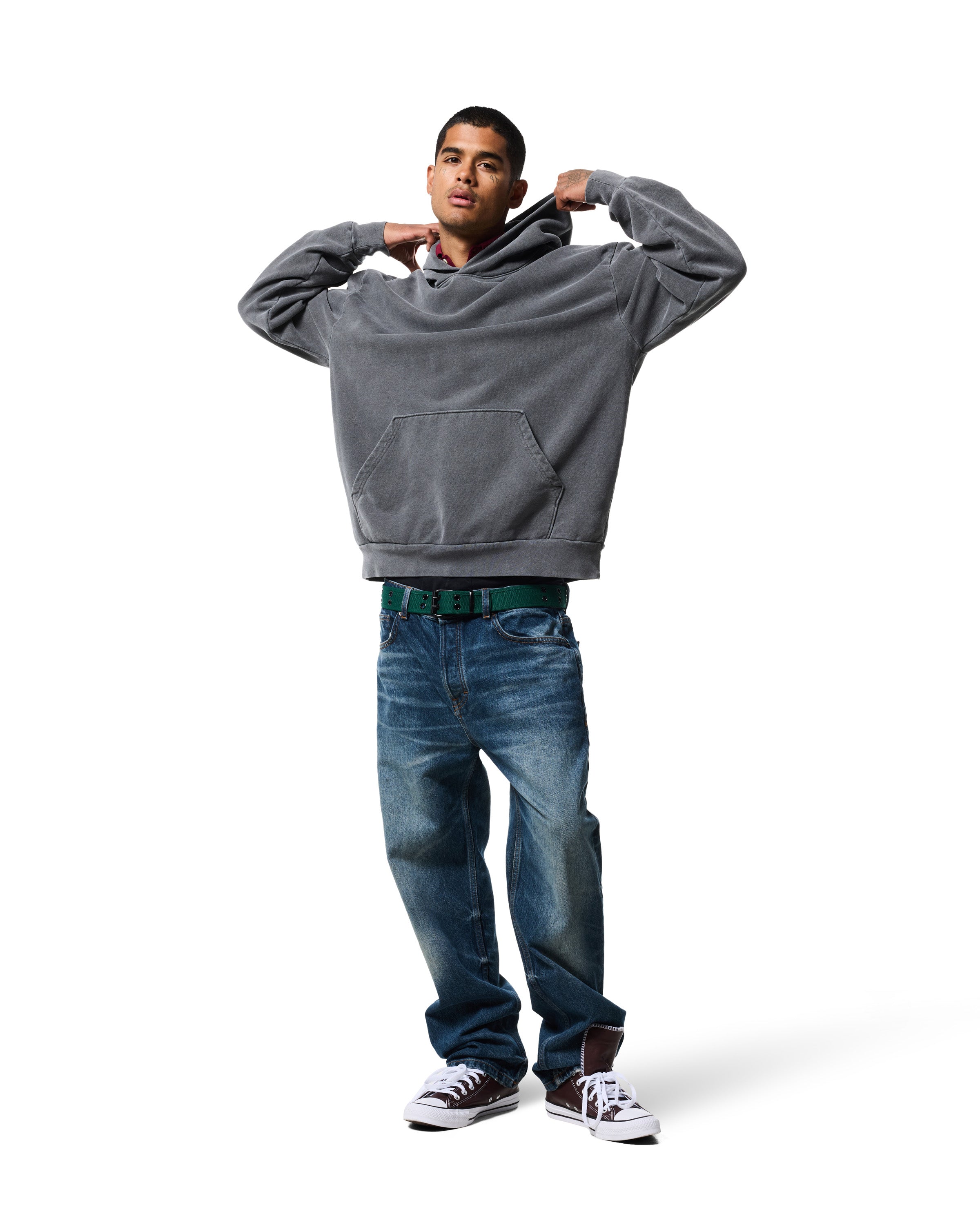 470 HOODIE - VINTAGE BLACK