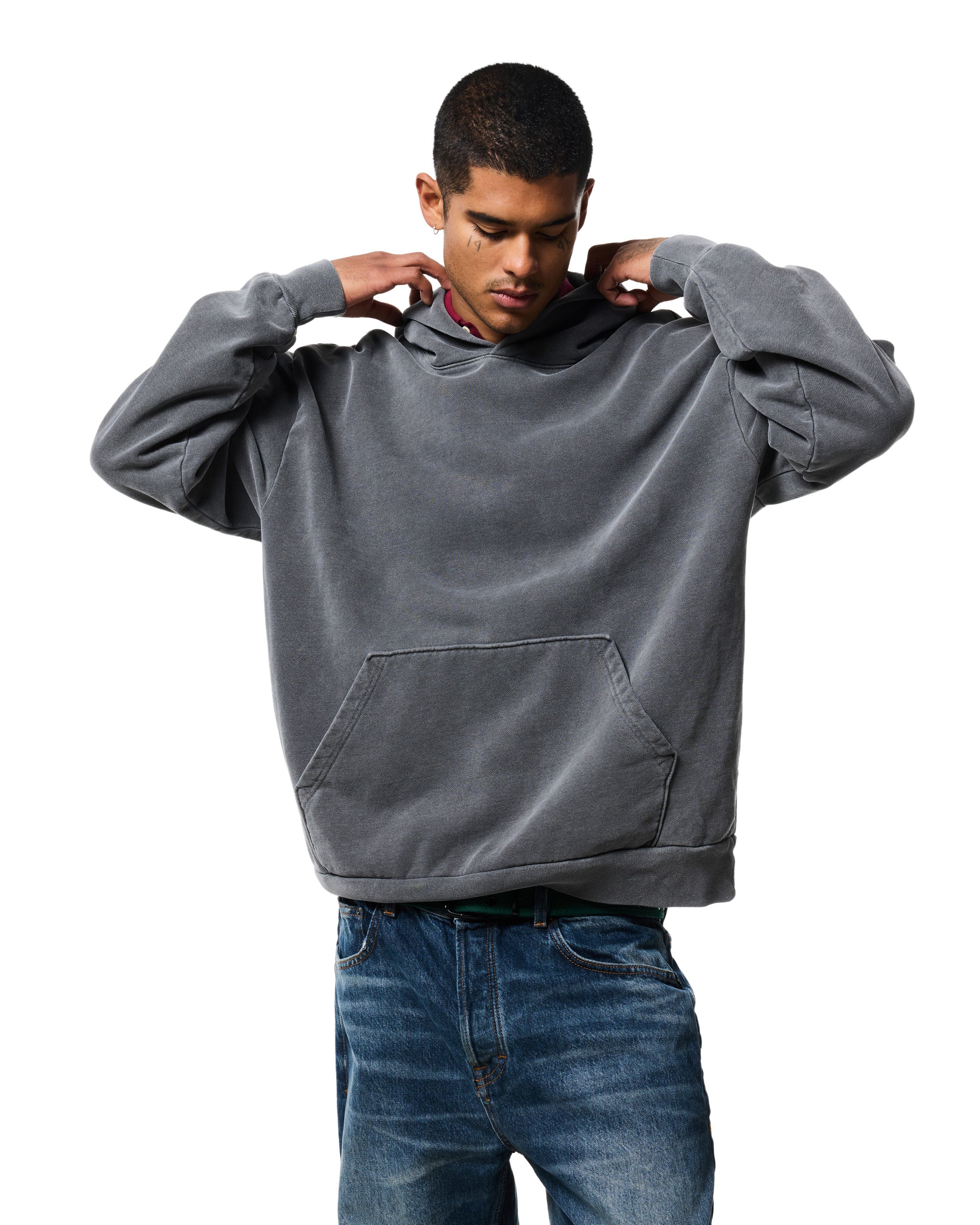 470 HOODIE - VINTAGE BLACK