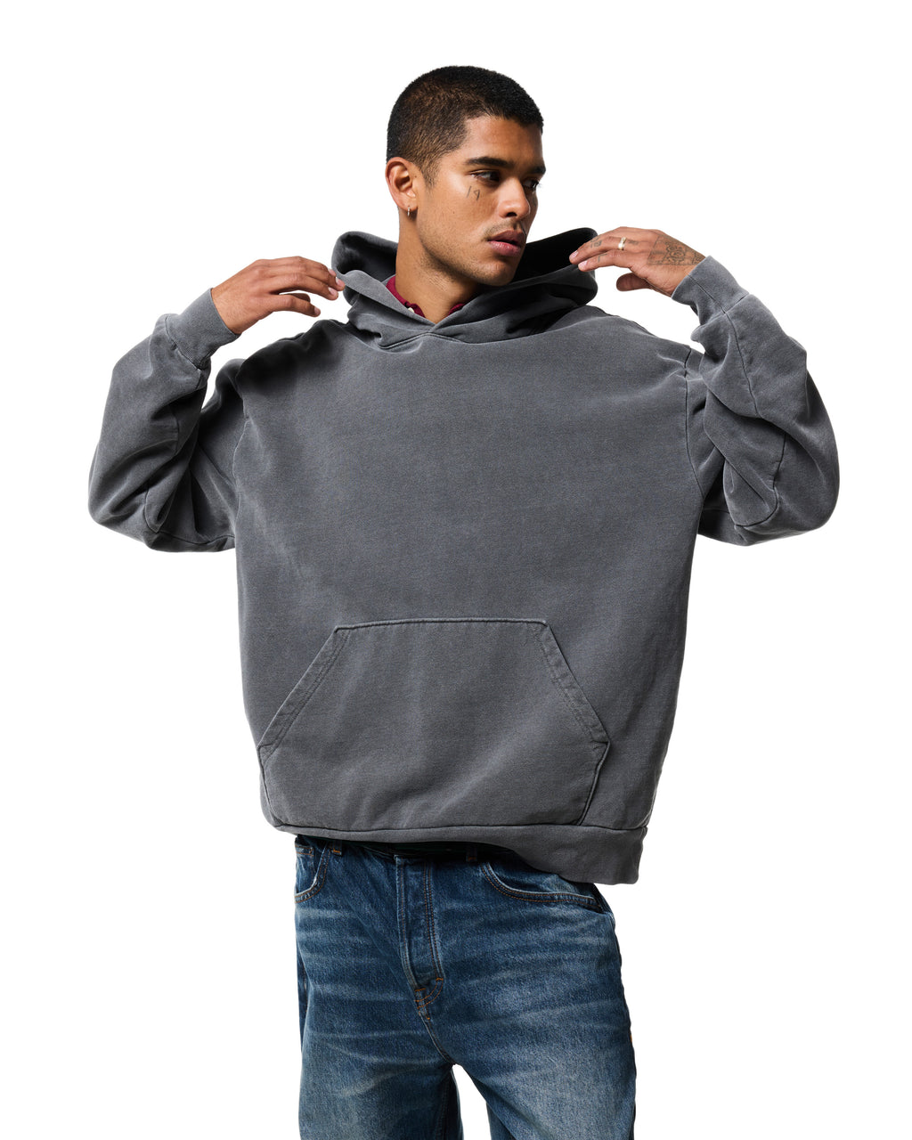 470 HOODIE - VINTAGE BLACK