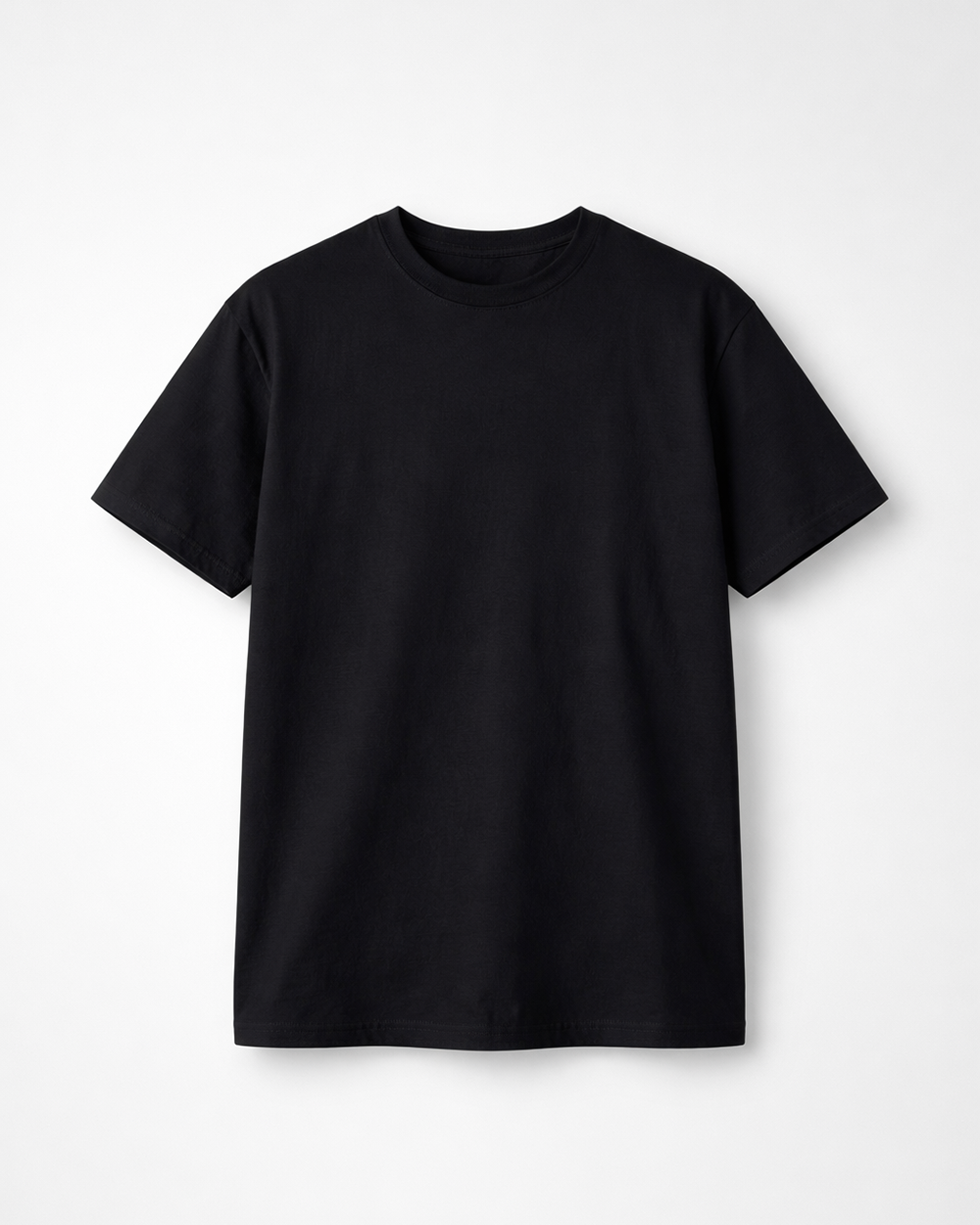 220 DROP TEE - JET BLACK
