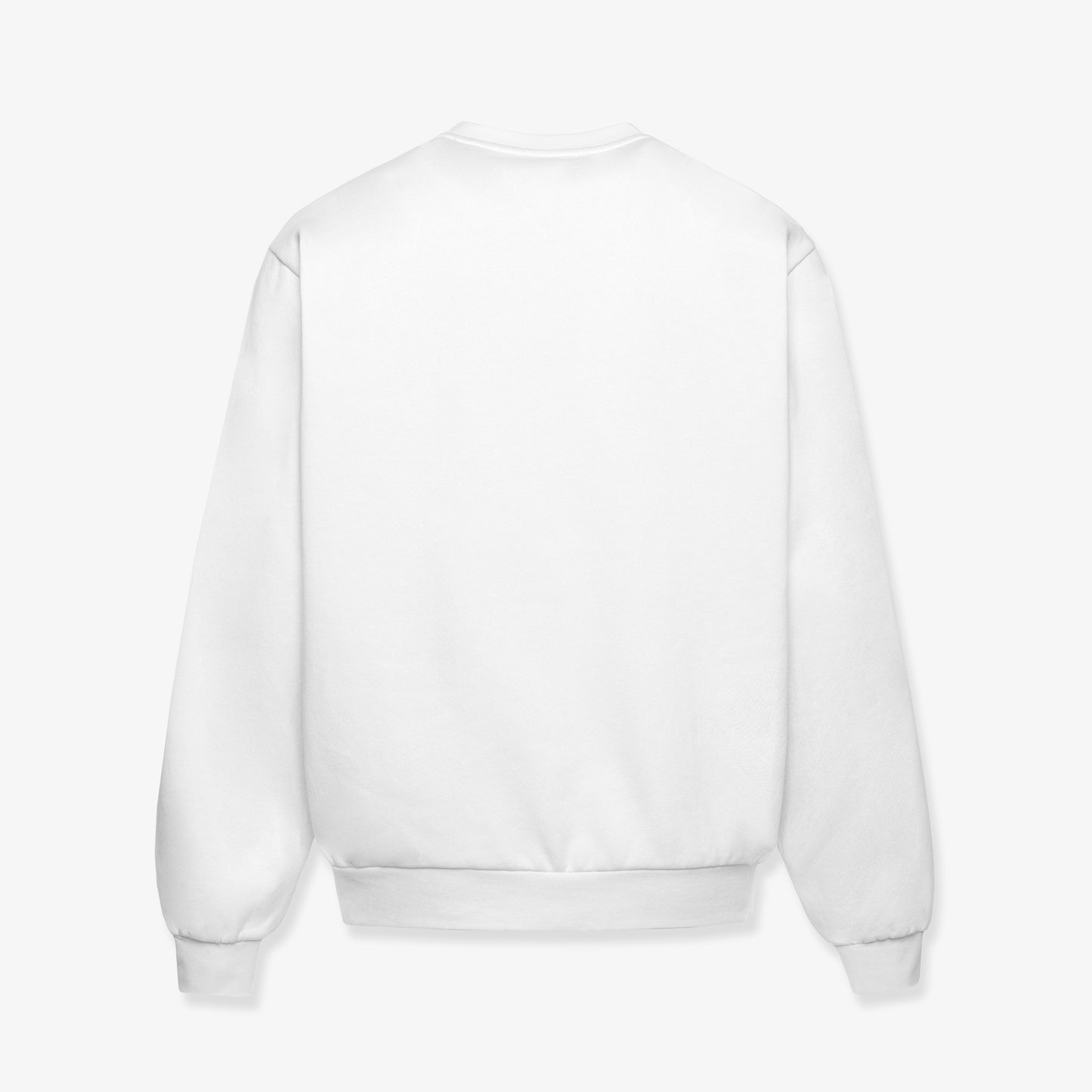 FLEECE CREWNECK 330GSM - OPTIC WHITE