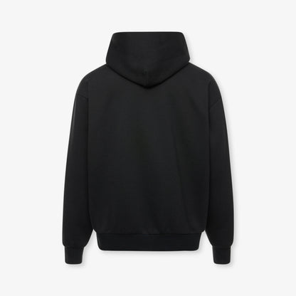 FLEECE HOODIE 380GSM - CAVIAR