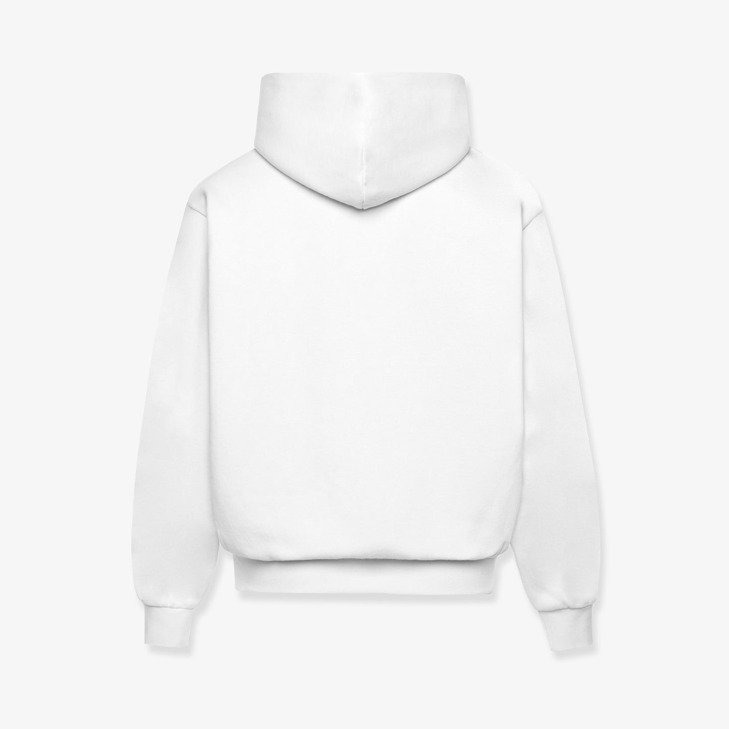 FLEECE HOODIE 330GSM - OPTIC WHITE