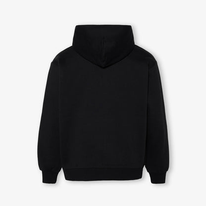 FLEECE ZIP-UP HOODIE 380GSM - CAVIAR