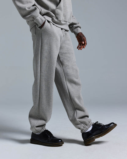 FLEECE SWEATPANT 380GSM - DARK HEATHER GREY