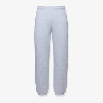 FLEECE SWEATPANT 330GSM - HEATHER WHITE