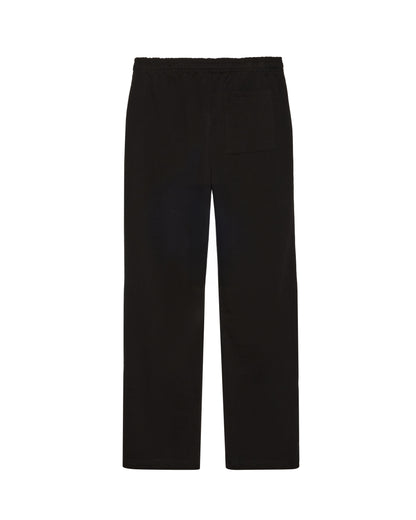 470 OPEN LEG SWEATPANTS - JET BLACK