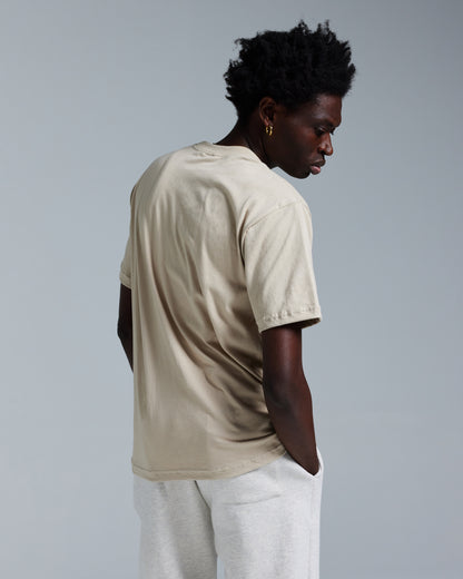 S/S TEE 220GSM - TAUPE