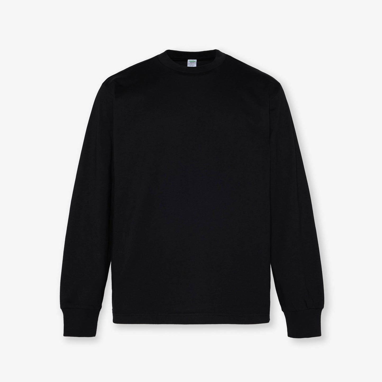 LONG SLEEVE TEE 220GSM - JET BLACK