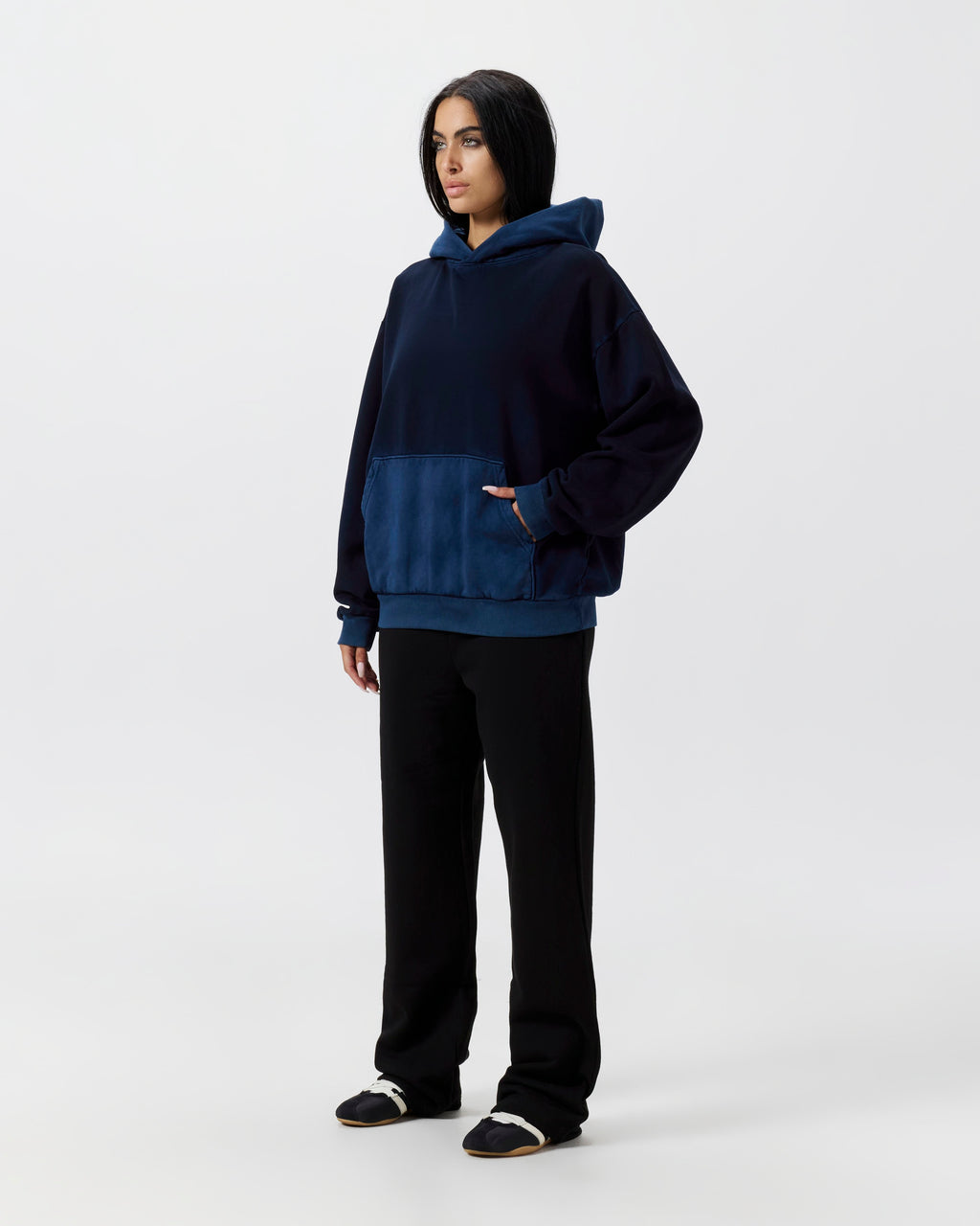 Navy Velvet Wash