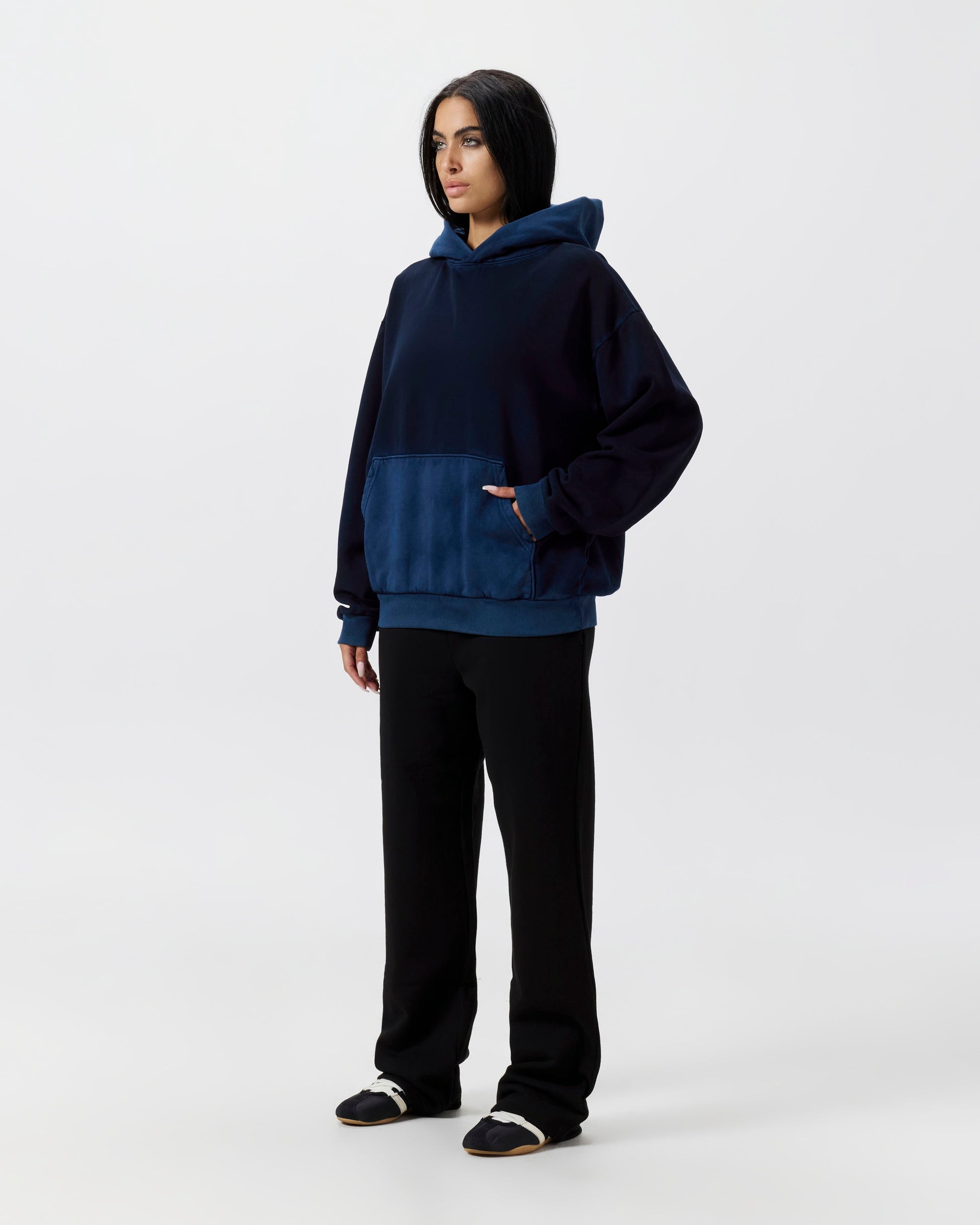 Navy Velvet Wash